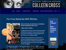 Tablet Screenshot of colleencross.com